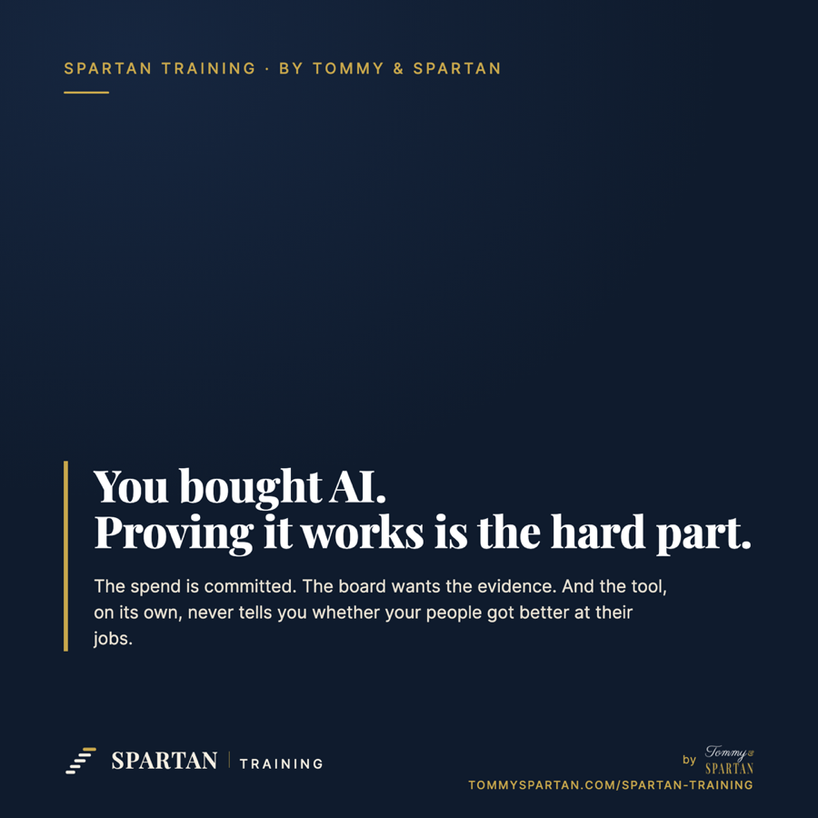 You bought AI. Proving it works is the hard part.