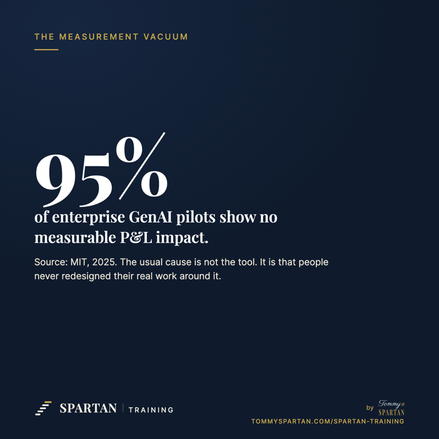 95% of enterprise GenAI pilots show no measurable P&L impact.