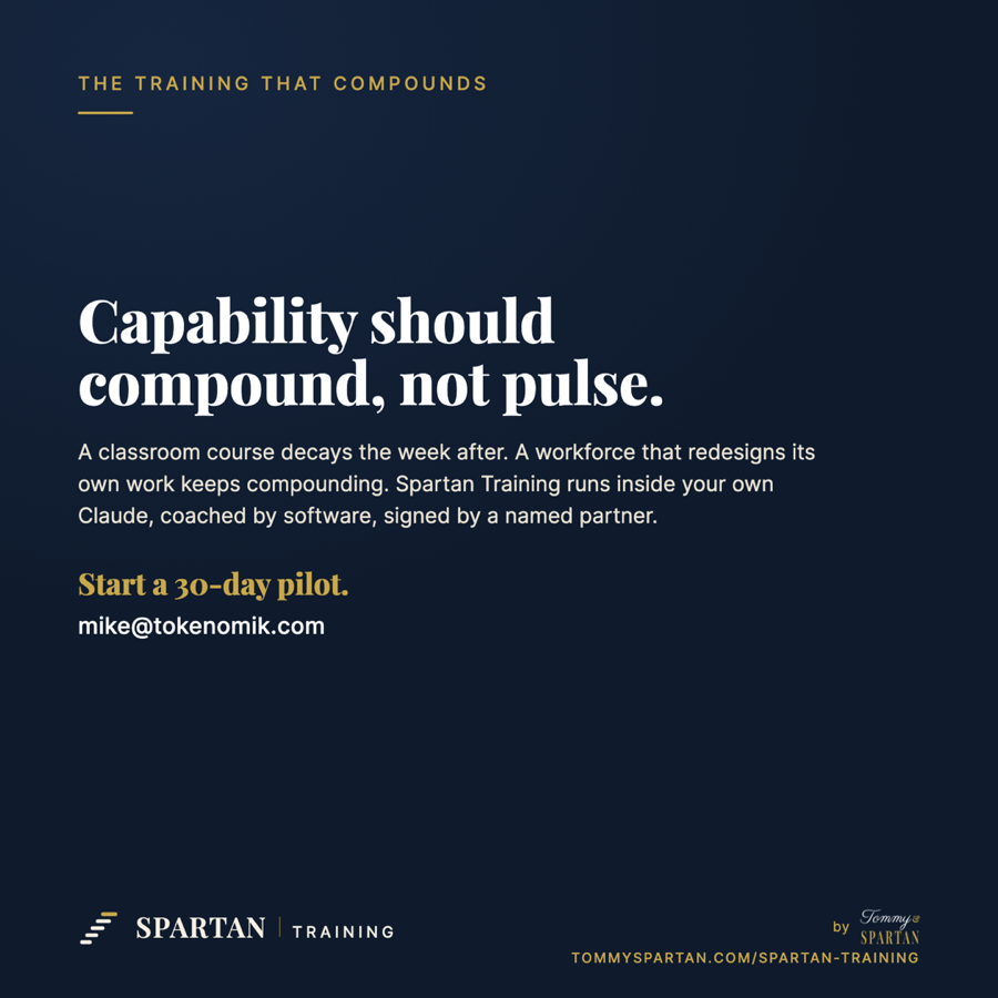 Capability should compound, not pulse.